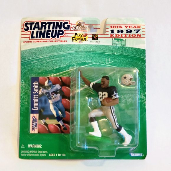 Vintage Starting Lineup 1997 Emmitt Smith NFL Football Figure. New In Package. - Picture 3 of 7
